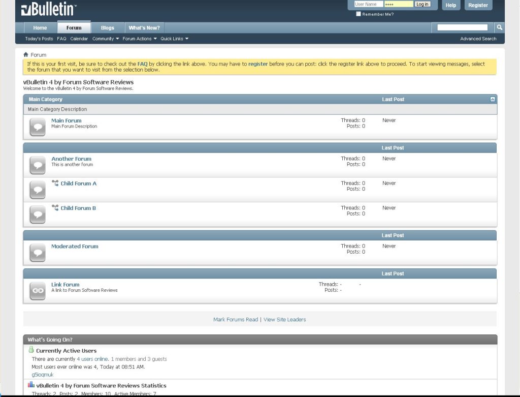 En İyi vBulletin Temaları ve Özellikleri 2 Quarto vBulletin Tema