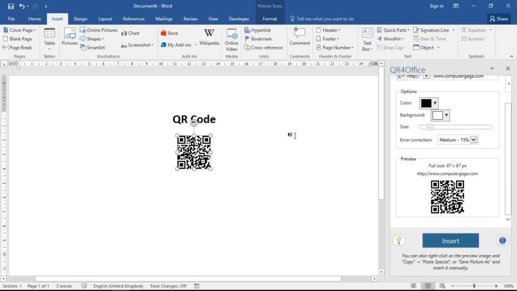 Word QR Kod Oluşturma Nasıl Yapılır? 1 Word QR Kod Oluşturma Nasıl Yapılır?